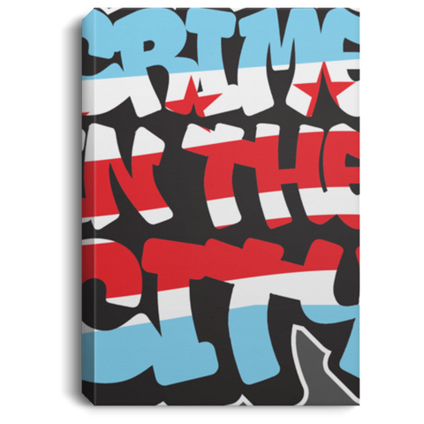 Crime in the city Canvas