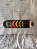 ALMOST MAX BLACK BLUR IMPACT SKATEBOARD DECK 8.0