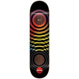 ALMOST MAX BLACK BLUR IMPACT SKATEBOARD DECK 8.0