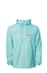 C6 Badge Windbreaker Sky/gry