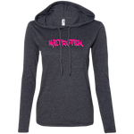 Metrotek Ladies tri-tone drip hooded t-shirt